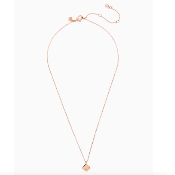 New KATE SPADE Everyday Spade Mini Pendant/Necklace Rose Gold O0RU3070 $59 - Picture 5 of 5